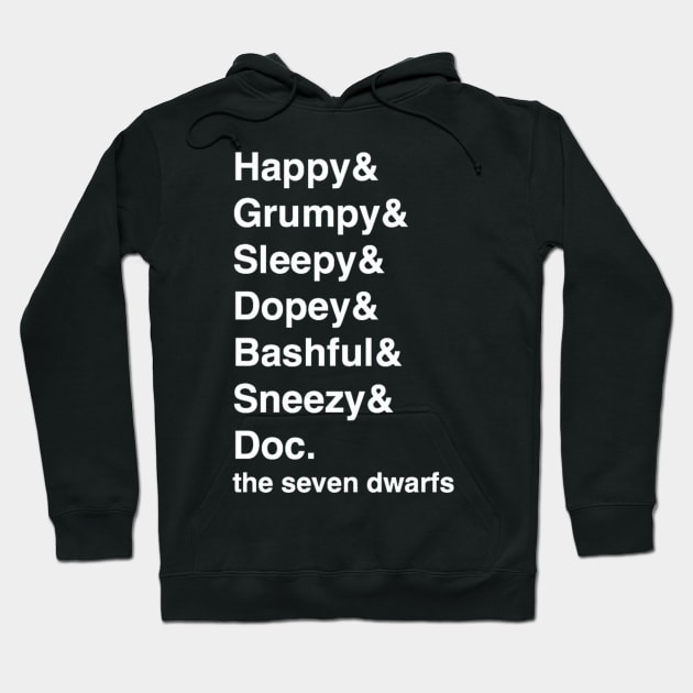 The Seven Dwarfs Hoodie by Philharmagicalshop